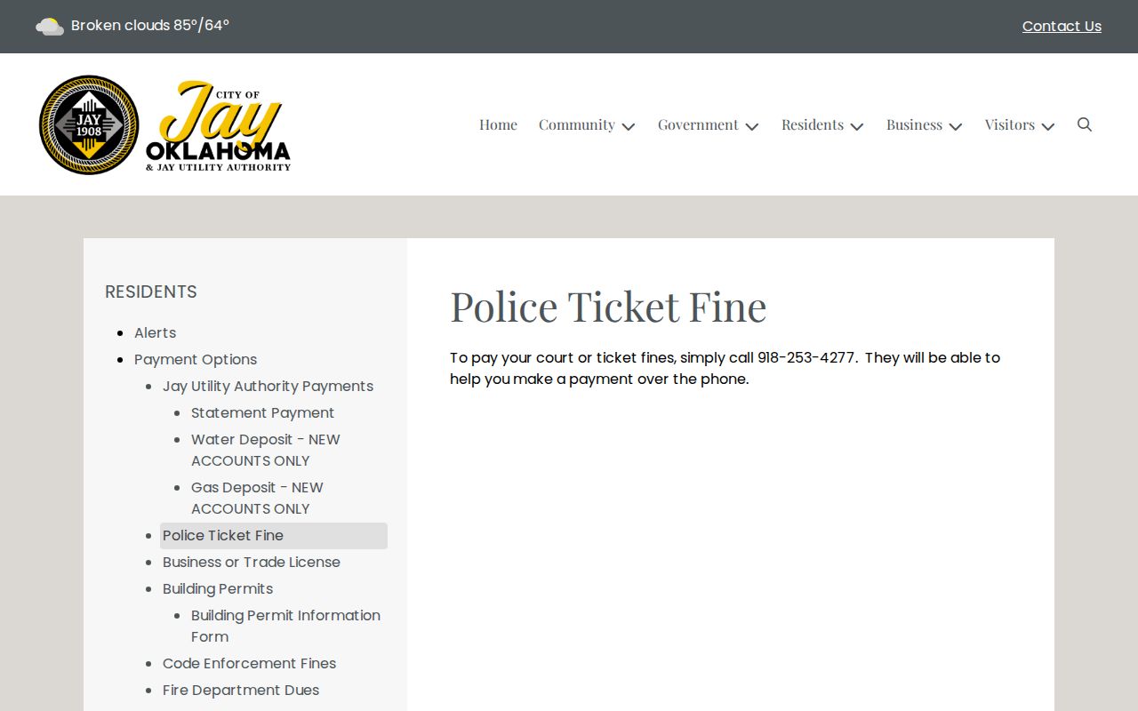 Delaware County bench warrant lookup ticket and fine route